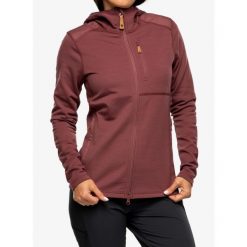 Bluza z kapturem damska Fjallraven Keb Fleece Hoodie. Fioletowe bluzy Fjällräven, m, bez wzorów, bez ramiączek, z kapturem. Za 844.99 zł.