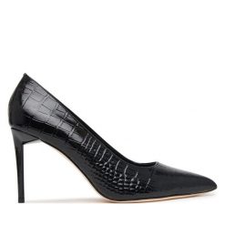 Szpilki Marciano Guess. Czarne szpilki Marciano Guess, z aplikacjami, bez obcasa, na szpilce, bez zapięcia. Za 989.99 zł.