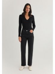MAVI Sweter w kolorze czarnym rozmiar: XL. Czarne swetry Mavi, xl, bez wzorów, prążkowane, bez ramiączek. Za 129.95 zł.