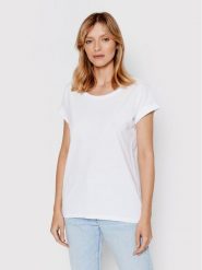 Vila T-Shirt Dreamers 14025668 Biały Regular Fit. Białe t-shirty Vila, s, bez wzorów, z syntetyku, bez kołnierzyka, bez ramiączek. Za 39.99 zł.