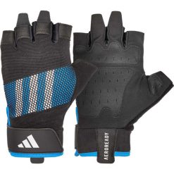 Performance. Niebieskie rękawiczki adidas, bez wzorów, sportowe. Za 101.99 zł.