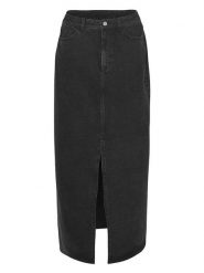 MOSS COPENHAGEN Spódnica dżinsowa "Zebina Ada" w kolorze czarnym rozmiar: XS. Czarne spódnice Moss Copenhagen, na co dzień, xs, bez wzorów, klasyczne, maxi, proste. Za 127.05 zł.