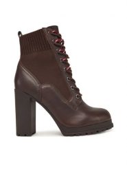Aldo Botki Rebellious 14116296 Brązowy. Brązowe botki Aldo, bez wzorów, ze skóry, bez obcasa, na słupku, bez zapięcia. Za 599.99 zł.