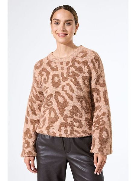 Garcia Sweter w kolorze beżowym rozmiar: M. Brązowe swetry Garcia, m, bez wzorów, z wełny, bez ramiączek. Za 158.10 zł.
