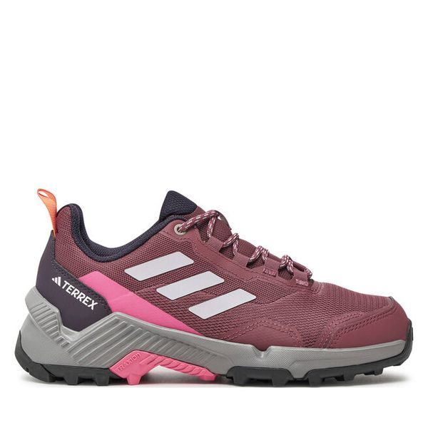 Trekkingi adidas. Czerwone buty sportowe lifestyle adidas, bez zapięcia. Za 299.99 zł.