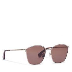 Okulary przeciwsłoneczne Max Mara. Żółte okulary przeciwsłoneczne Max Mara, bez wzorów, złote. Za 739.99 zł.