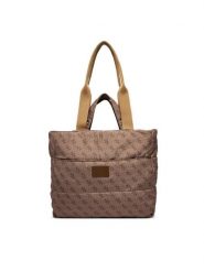 Guess Torba do wózka H6YZ20 W2776 Brązowy. Brązowe torebki klasyczne Guess, z aplikacjami, z materiału, bez dodatków. Za 394.99 zł.