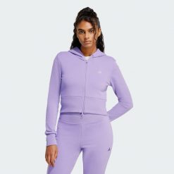 Bluza Seasonal Essentials French Terry Full-Zip. Czerwone bluzy adidas, xl, bez wzorów. Za 259.00 zł.