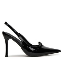 Szpilki DeeZee. Czarne szpilki DeeZee, bez wzorów, bez obcasa, na szpilce, bez zapięcia. Za 139.99 zł.