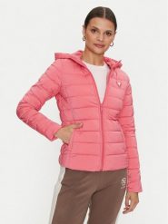 Guess Kurtka puchowa Diann V4YL04 WF3X0 Różowy Regular Fit. Czerwone kurtki Guess, xs, z aplikacjami, z puchu, bez kaptura. Za 269.99 zł.