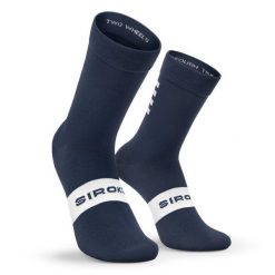 Skarpetki rowerowe unisex S1 Black Kapelmuur. Niebieskie skarpetki SIROKO, bez wzorów, z elastanu. Za 54.40 zł.