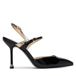 Szpilki Liu Jo. Czarne szpilki Liu Jo, bez wzorów, bez obcasa, na szpilce, bez zapięcia. Za 679.99 zł.