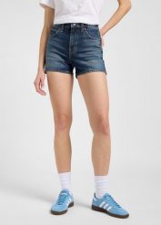 DAMSKIE SZORTY LEE CAROL SHORT DARK RETREAT 112363525. Szorty Lee, bez wzorów, z jeansu. Za 159.99 zł.