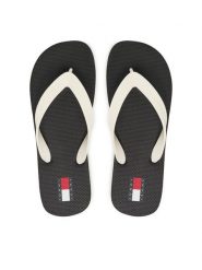 Tommy Jeans Japonki Tjw Logo Summer Sandal EN0EN02979 Czarny. Czarne japonki Tommy Jeans, bez wzorów, z jeansu. Za 129.99 zł.