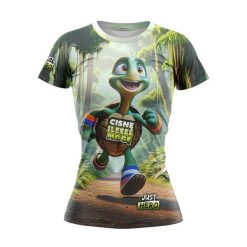 Koszulka do biegania damska Ba Żółwik Cisnę krótki rękaw. T-shirty sportowe JUST HERO, xl, bez wzorów, z dzianiny, bez ramiączek, do biegania. Za 119.00 zł.