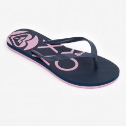 Japonki damskie Roxy To The Sea Flower. Niebieskie japonki Roxy, bez wzorów, z kauczuku, sportowe. Za 89.99 zł.