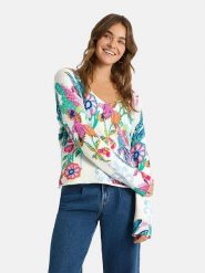 LIEBLINGSSTÜCK Sweter "Samsa" ze wzorem rozmiar: 46. Swetry LIEBLINGSSTÜCK, bez wzorów, z bawełny, bez ramiączek. Za 386.53 zł.