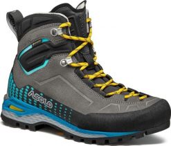 Buty trekkingowe Asolo Freney Evo Mid LTH GV Szare/Niebieskie. Niebieskie buty trekkingowe Asolo, z gore-texu, bez zapięcia. Za 1,284.40 zł.