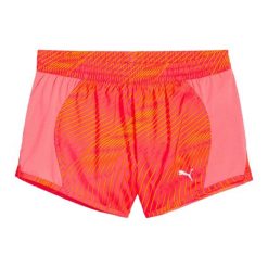 Spodenki do biegania damskie PUMA Run Favorite AOP Velocity 3". Brązowe szorty sportowe Puma, bez wzorów, z materiału, do biegania. Za 169.99 zł.