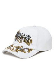 Versace Jeans Couture Czapka z daszkiem 78VAZK17 Biały. Białe czapki z daszkiem Versace Jeans Couture, bez wzorów, z bawełny. Za 289.99 zł.
