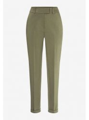 More & More Spodnie w kolorze khaki rozmiar: 42. Brązowe spodnie materiałowe More & More, bez wzorów, z materiału. Za 122.96 zł.