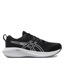 Buty do biegania Asics. Czarne buty do biegania ASICS, bez wzorów, bez zapięcia, do biegania. Za 329.99 zł.