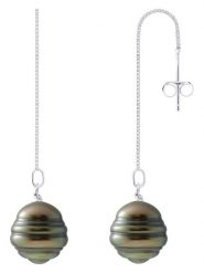 ATELIERS SAINT GERMAIN Srebrne kolczyki-wkrętki z perłami Tahiti rozmiar: onesize. Czarne kolczyki ATELIERS SAINT GERMAIN, z perłą, srebrne. Za 587.99 zł.