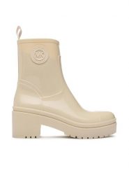 MICHAEL Michael Kors Botki Karis Rainboot 40F3KSMB5Q Écru. Botki MICHAEL Michael Kors, bez wzorów, z syntetyku, bez obcasa, na słupku, bez zapięcia. Za 399.99 zł.