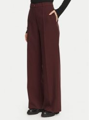 HUGO Spodnie materiałowe Hambala 50569829 Bordowy Regular Fit. Czerwone spodnie materiałowe Hugo, bez wzorów, z materiału. Za 799.99 zł.