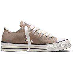 Buty sportowe Converse Chuck Taylor Throwback. Brązowe buty treningowe Converse, bez wzorów, z materiału, bez zapięcia. Za 590.00 zł.