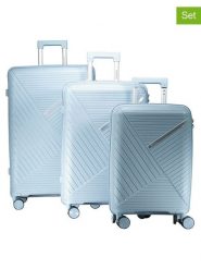 Geographical Norway 3-częściowy zestaw "Simi" w kolorze błękitnym rozmiar: onesize. Niebieskie walizki Geographical Norway. Za 391.99 zł.