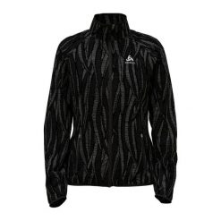 Kurtka do biegania damska Odlo Jacket ESSENTIAL LIGHT PRINT. Czarne kurtki do biegania ODLO, m, bez wzorów, bez kaptura, do biegania. W wyprzedaży za 239.99 zł.