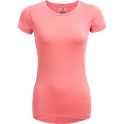 Koszulka treningowa damska TSDF601 - łososiowy - Outhorn. Czerwone bielizna termoaktywna damska Outhorn, bez wzorów, z materiału, bez ramiączek, climacool (adidas). W wyprzedaży za 29.99 zł.