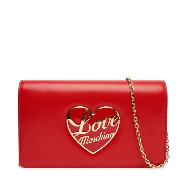 Torebka LOVE MOSCHINO. Czarne kopertówki Love Moschino, bez wzorów, klasyczne, bez dodatków. Za 519.99 zł.