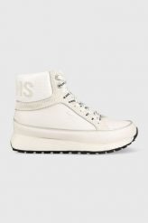Pepe Jeans sneakersy Dean Patch kolor biały. Białe buty sportowe lifestyle Pepe Jeans, bez wzorów, z gumy, sportowe, bez zapięcia. W wyprzedaży za 364.99 zł.