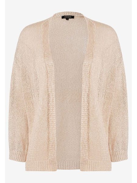 More & More Kardigan w kolorze beżowym rozmiar: 34. Brązowe swetry More & More, bez wzorów, bez ramiączek. Za 110.04 zł.