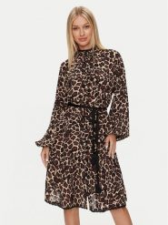 Replay Sukienka codzienna W9113 .000.74994 Brązowy Loose Fit. Brązowe sukienki Replay, na co dzień, l, bez wzorów, z wiskozy, bez kołnierzyka, bez ramiączek, proste. Za 999.99 zł.