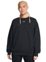 Under Armour Bluza "Rival" w kolorze czarnym rozmiar: M. Czarne bluzy Under Armour, m, bez wzorów, bez kaptura. Za 141.19 zł.