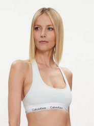 Calvin Klein Underwear Biustonosz top 0000F3785E Niebieski. Niebieskie biustonosze Calvin Klein Underwear, m, bez wzorów, z bawełny, bez kołnierzyka, bez ramiączek. Za 99.99 zł.
