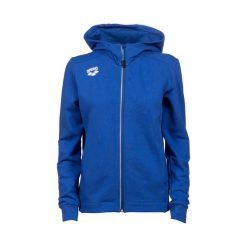Bluza damska Arena Team Hooded Jacket Panel z kapturem. Niebieskie bluzy z kapturem Arena, xs, bez wzorów, z bawełny, z kapturem, na fitness i siłownię. Za 381.50 zł.