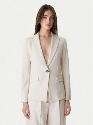 Marella Marynarka Slogan1 2615041211 Écru Slim Fit. Marynarki i żakiety Marella, bez wzorów, z syntetyku, bez ramiączek. Za 909.99 zł.