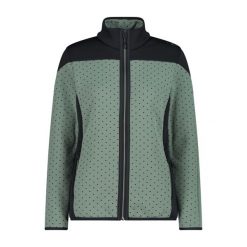 Damski polar CMP. Zielone bluzy z polaru CMP, l, bez wzorów, z polaru, narciarskie. Za 403.50 zł.