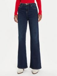 Morgan Jeansy 242-PELOU Niebieski Flare Fit. Niebieskie jeansy Morgan, bez wzorów, z bawełny. Za 179.99 zł.