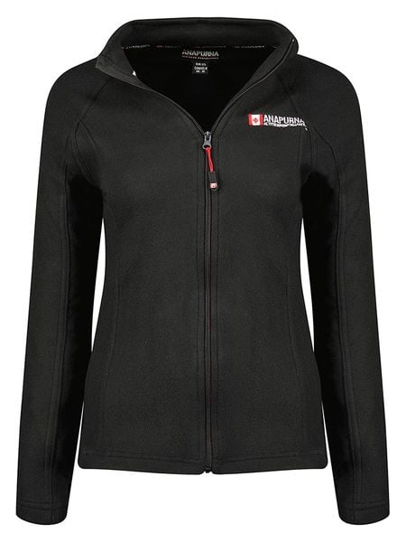 ANAPURNA Kurtka polarowa "Tonneaufz" w kolorze czarnym rozmiar: S. Czarne kurtki ANAPURNA, s, bez wzorów, z materiału, klasyczne, bez kaptura. Za 69.91 zł.