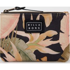 Billabong portfel damski. Portfele Billabong, bez wzorów, z materiału. W wyprzedaży za 55.99 zł.