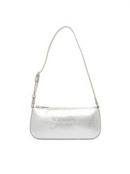Tommy Jeans Torebka Tjw Must Metallic Shoulder Bag AW0AW18457 Srebrny. Szare torebki klasyczne Tommy Jeans, bez wzorów, z jeansu, bez dodatków. Za 409.99 zł.