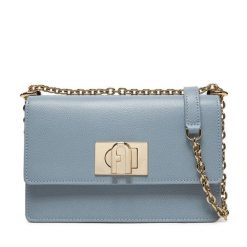 Torebka Furla. Szare kopertówki Furla, bez wzorów, wizytowe, bez dodatków. Za 1,209.00 zł.