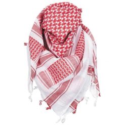 Chusta arafatka z bawełny. Białe chusty MFH, bez wzorów, z bawełny. Za 27.99 zł.