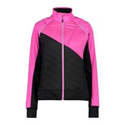 Kurtka damska turystyczna CMP 30A2276. Czarne kurtki przejściowe sportowe CMP, l, bez wzorów, z softshellu, z kapturem, trekkingowe. Za 389.99 zł.