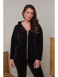 Curvy Lady Bluza w kolorze czarnym rozmiar: 44/46. Czarne bluzy Curvy Lady, bez wzorów, bez kaptura. Za 118.84 zł.